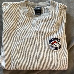 denver broncos ribbed long sleeve